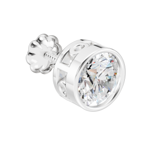 Crest Collection Stud 1.5 Carat Round