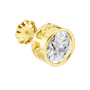 Crest Collection Stud 1 Carat Round