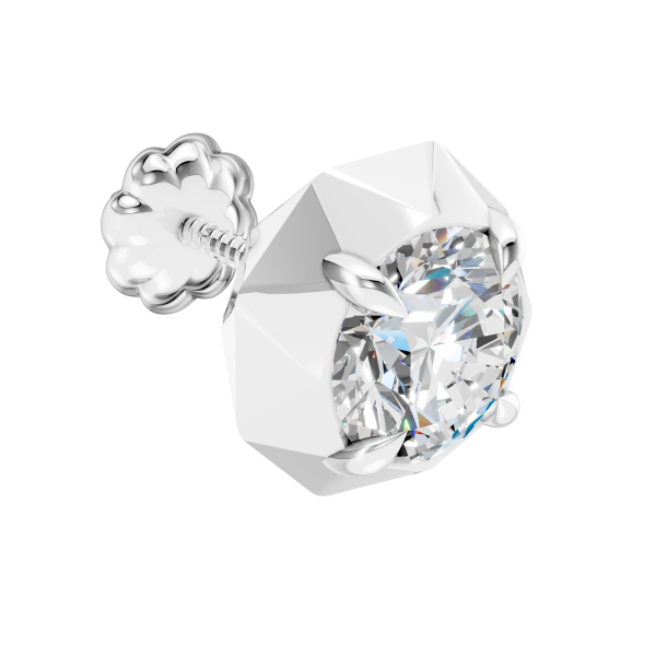Prismetic Collection Stud 2 Carat Round