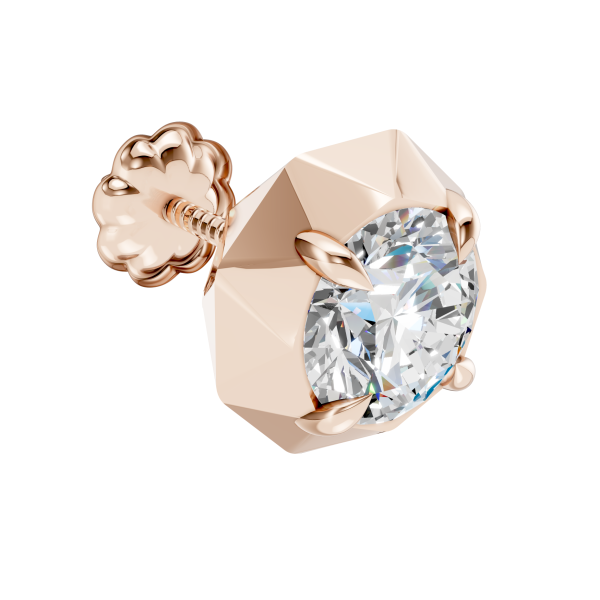 Prismetic Collection Stud 1.5 Carat Round