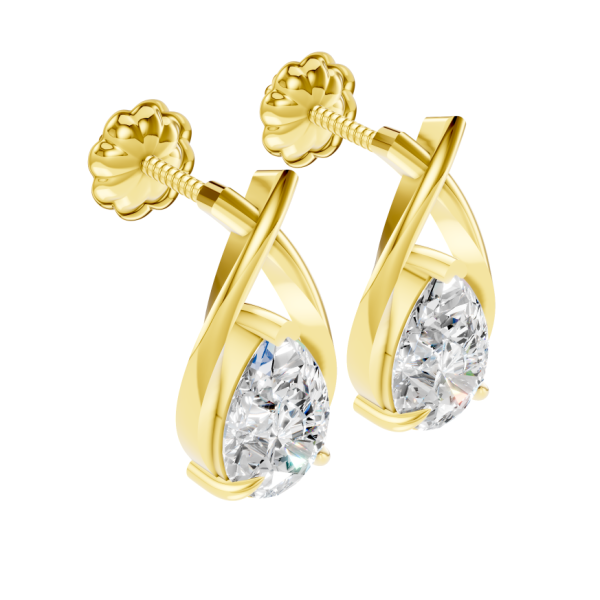 Luxeline Earrings 2 Carat Pear