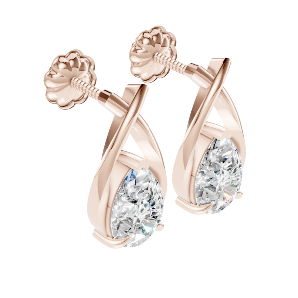 Luxeline Earrings 1.5 Carat Pear