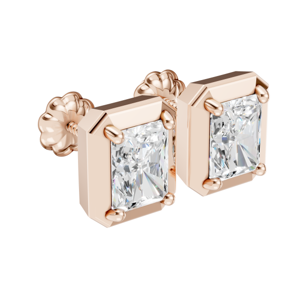 Refined Radiance Earrings 2 Carat Radiant