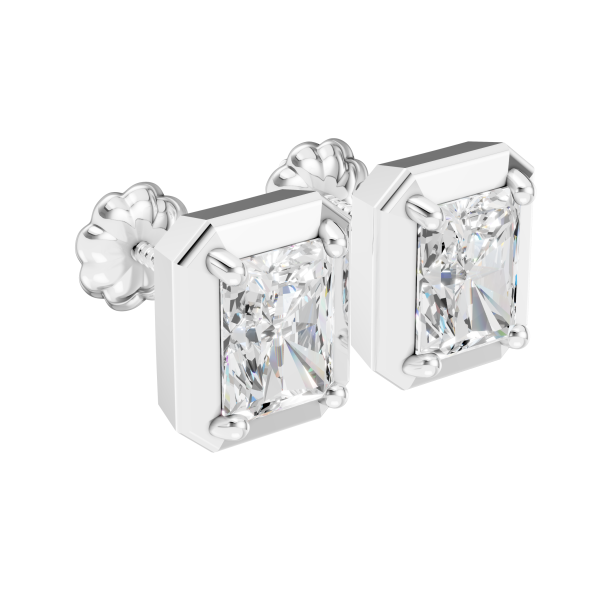 Refined Radiance Earrings 1.5 Carat Radiant
