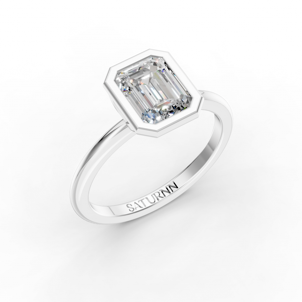 Classic Collection 1 Carat Emerald - Silver