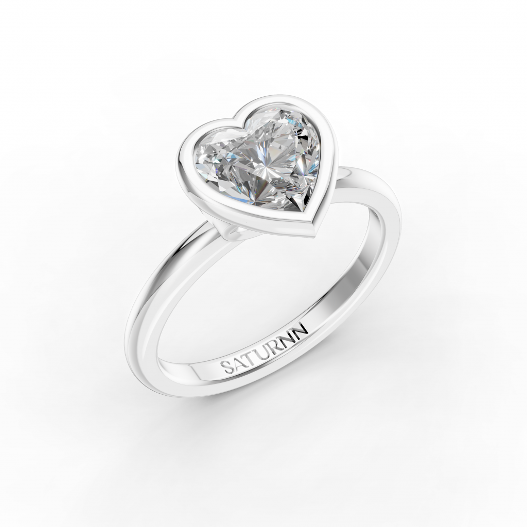 Classic Collection 1.5 Carat Heart - Silver