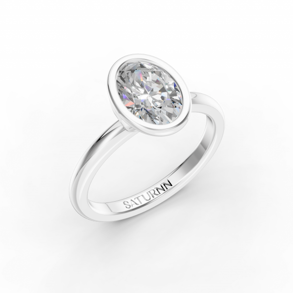 Classic Collection 1 Carat Oval - Silver