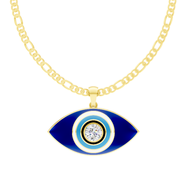 Aegis Eye Pendant 1 Carat Round
