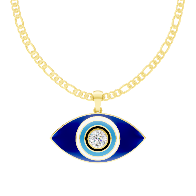 Aegis Eye Pendant 1 Carat Round