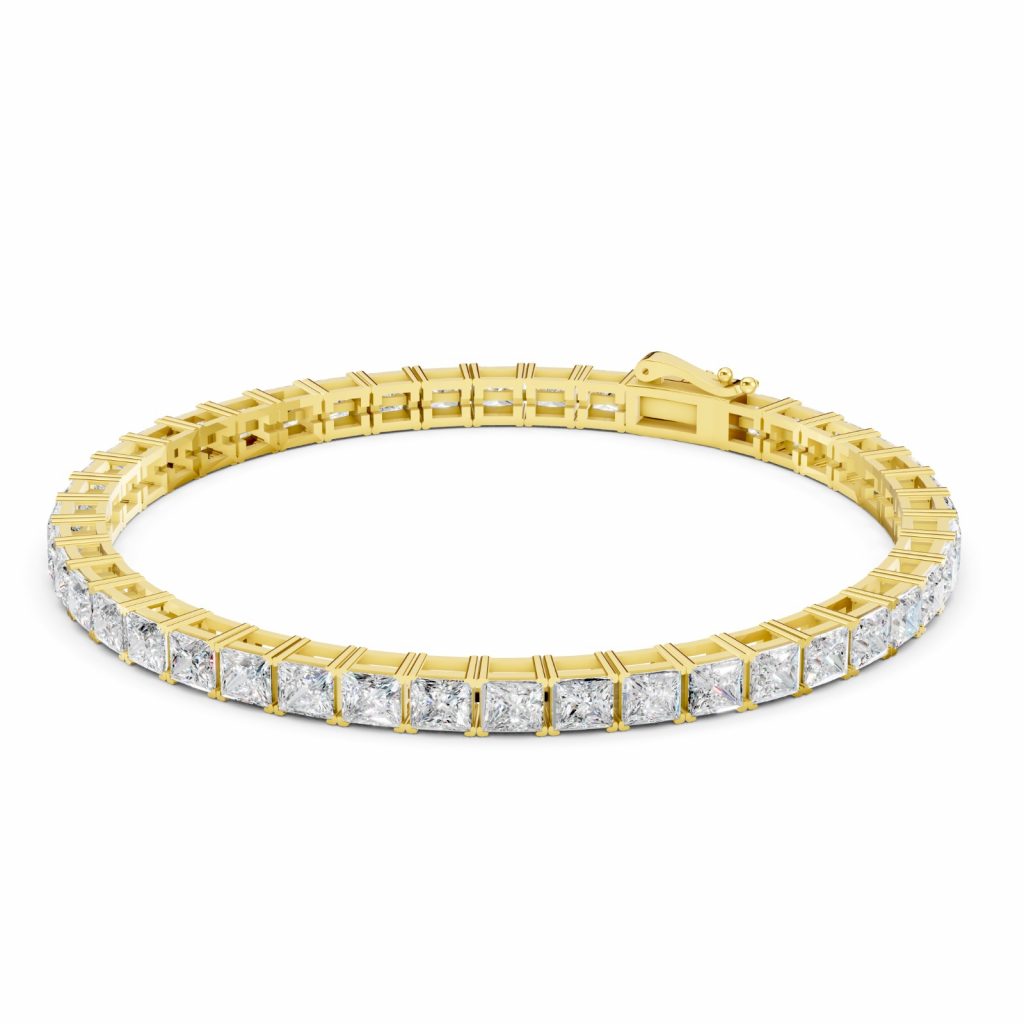 Cubic Charm Tennis Bracelet Princess