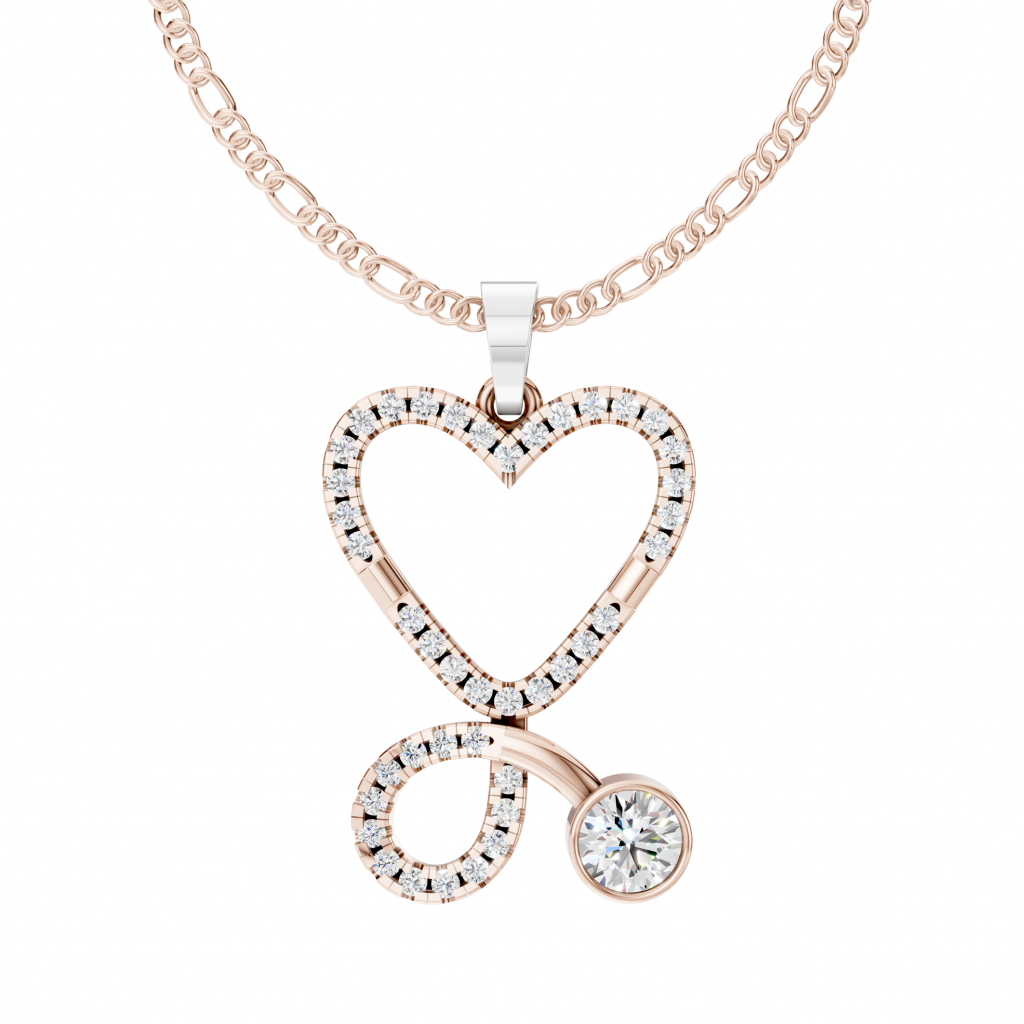 Healing Heart Pendant Round