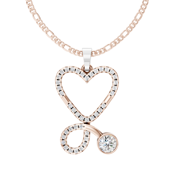 Healing Heart Pendant Round