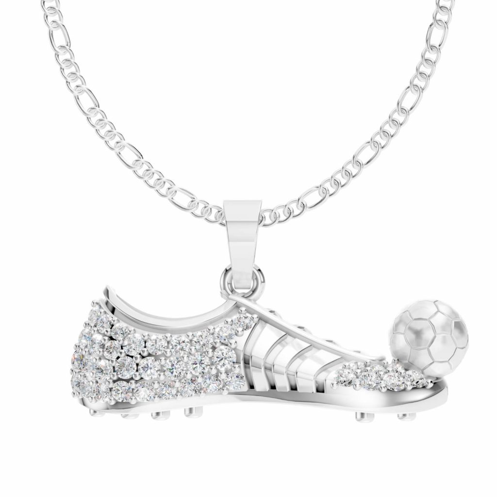 Kick of Glory Pendant Round - Silver