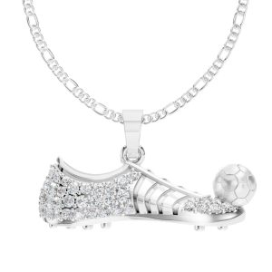 Kick of Glory Pendant Round - Silver