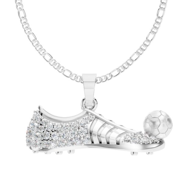 Kick of Glory Pendant Round - Silver