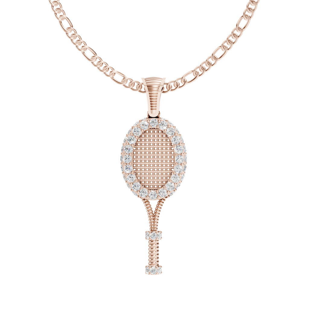 Tennis Royal Pendant Round