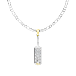The Diamond Ton Pendant Round - Silver
