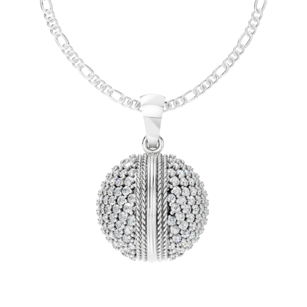 Champions Gleam Pendant Round - Silver