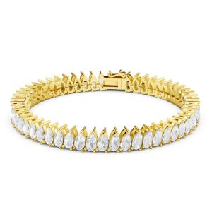 Blush Brilliance Tennis Bracelet Pear