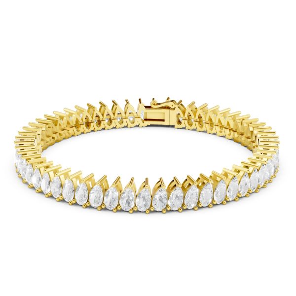 Blush Brilliance Tennis Bracelet Pear