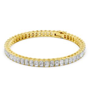 Ember Glow Tennis Bracelet Emerald