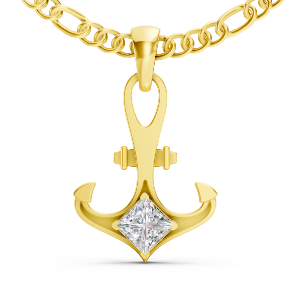 Harbour Charm Pendant 1 Carat Princess