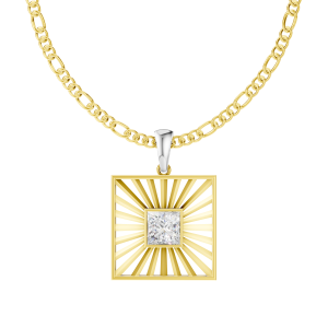 Solar Flare Pendant 1 Carat Princess