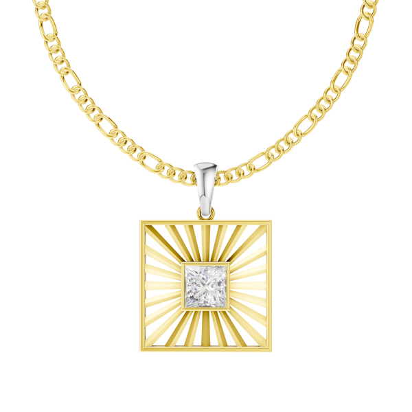 Solar Flare Pendant 1 Carat Princess
