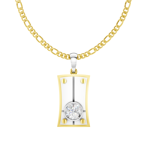 Axis Jewel Pendant 1 Carat Round