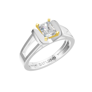 Classy Royale 1 Carat Radiant - Silver