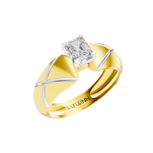 Royal Line 1 Carat Radiant - Silver