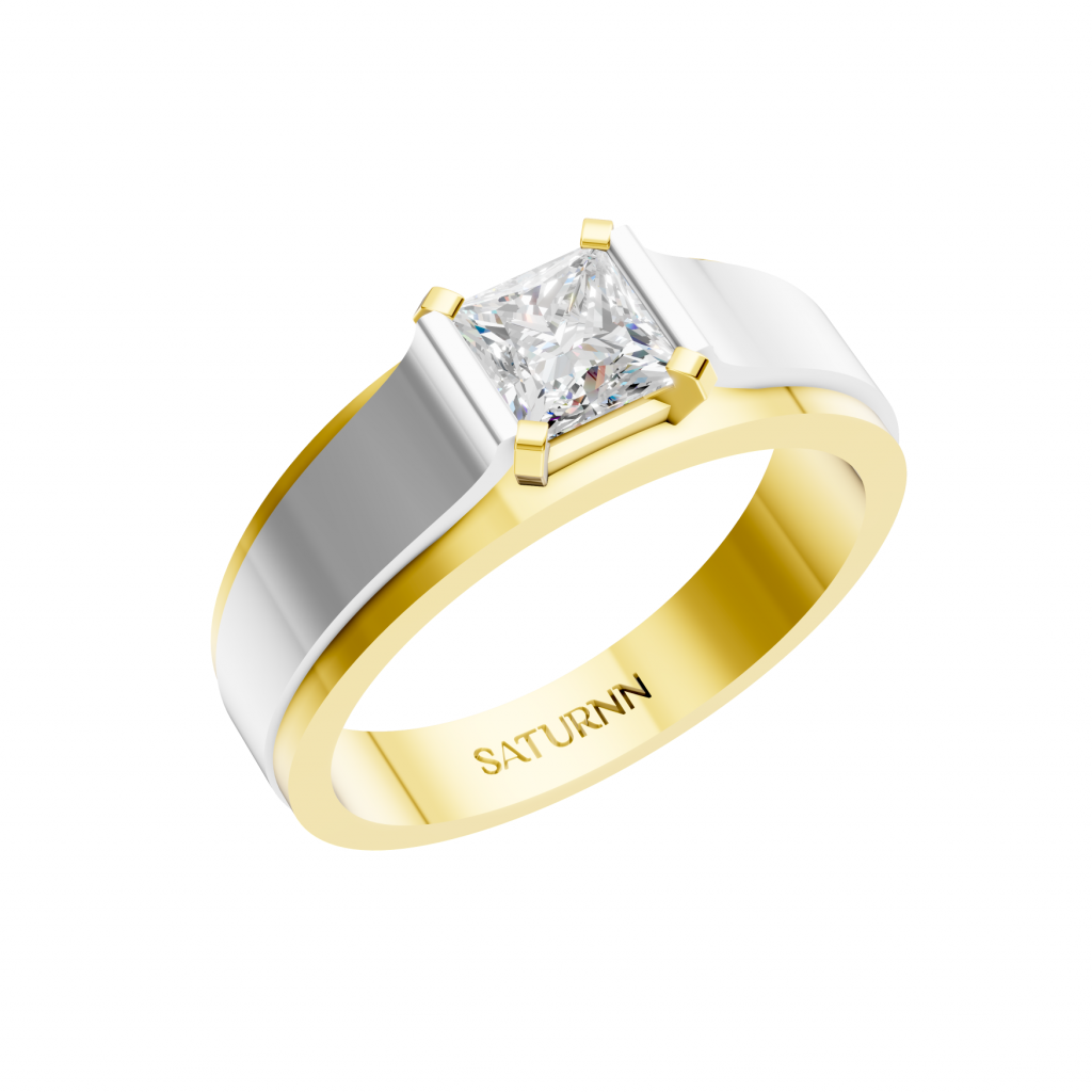 Imperial Edge 1 Carat Princess - Silver