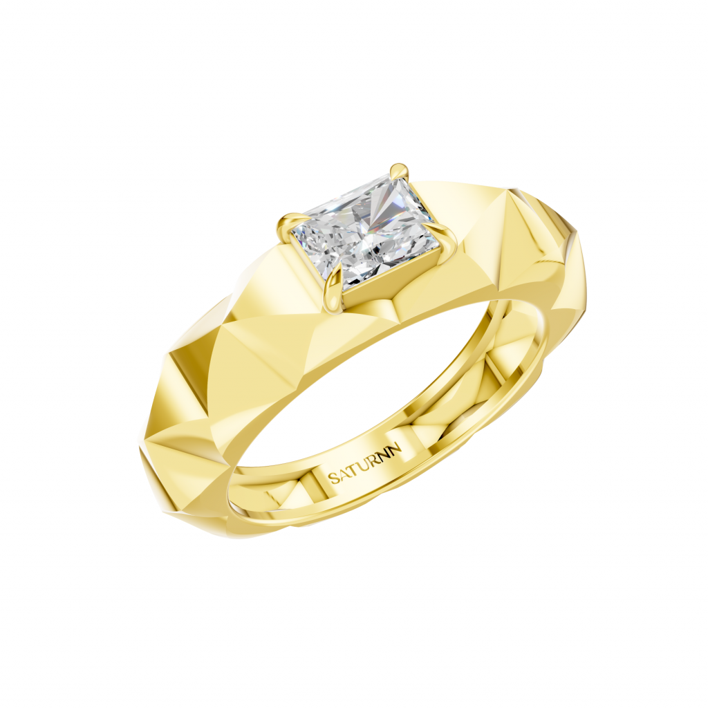 Edge Series 1 Carat Radiant - Silver
