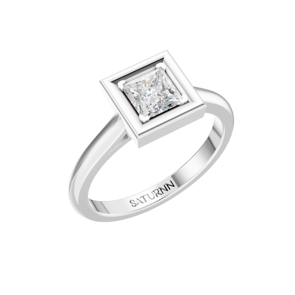 Apex Collection1 Carat Princess - Silver