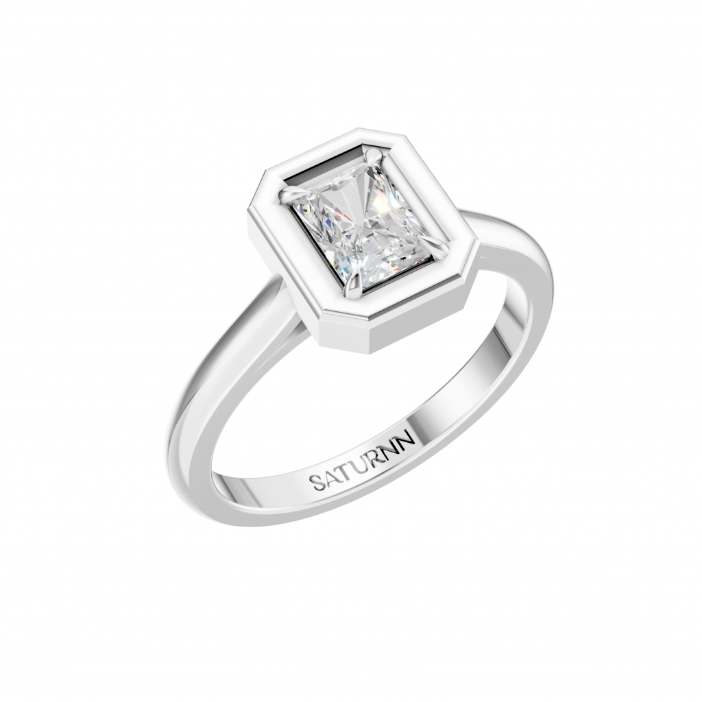 Apex Collection 1 Carat Radiant - Silver