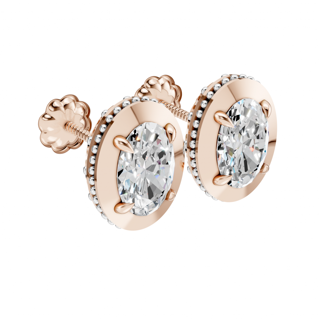 Glimmer Elite Earrings 2 Carat Oval