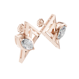 Crystelle Earrings 1 Carat Marquise