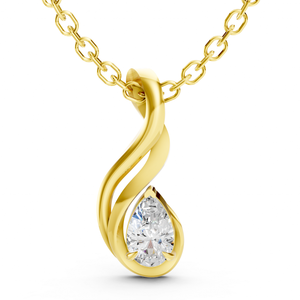 Orena Pendant 1 Carat Pear