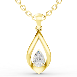 Secret Sparkle Pendant 1 Carat Pear