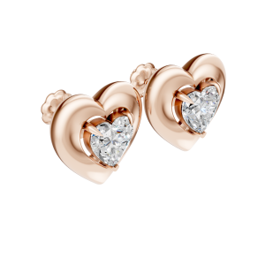 True Heart Earrings 2 Carat