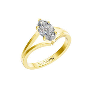 Crown Solitaire 1 Carat Marquise