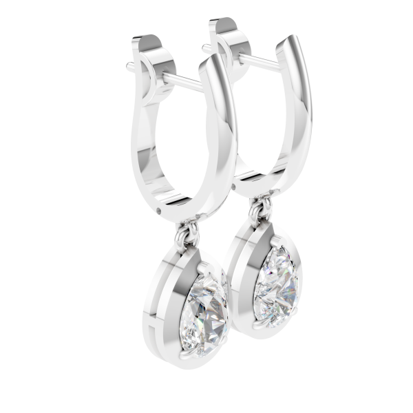 Twilight Drip Earrings 1.5 Carat Pear