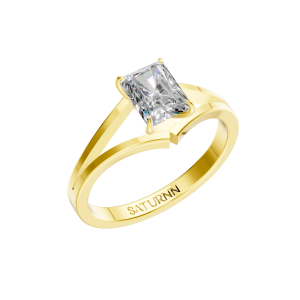 Crown Solitaire 1 Carat Radiant