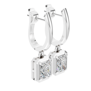 Twilight Drip Earrings 1 Carat Radiant