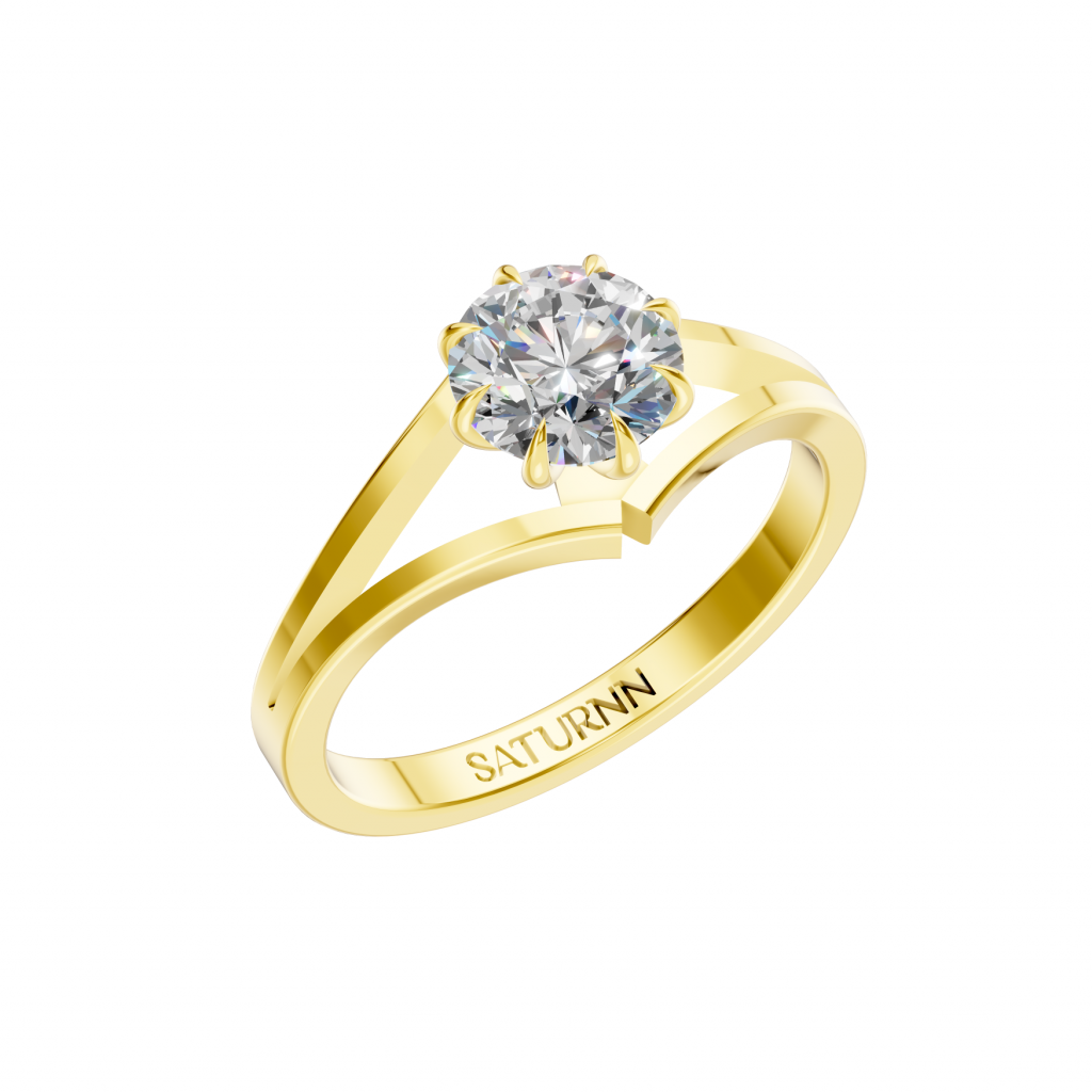 Crown Solitaire 1 Carat Round