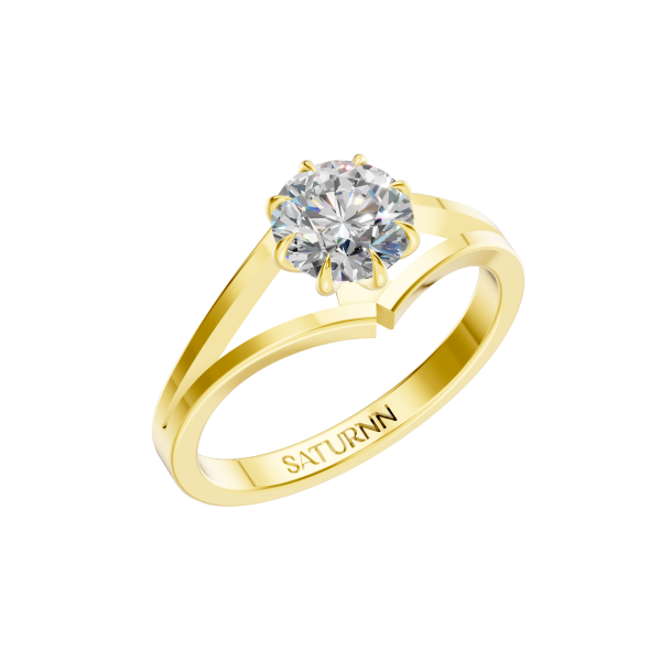 Crown Solitaire 1 Carat Round
