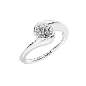 Twisture Collection 1 Carat Round - Silver
