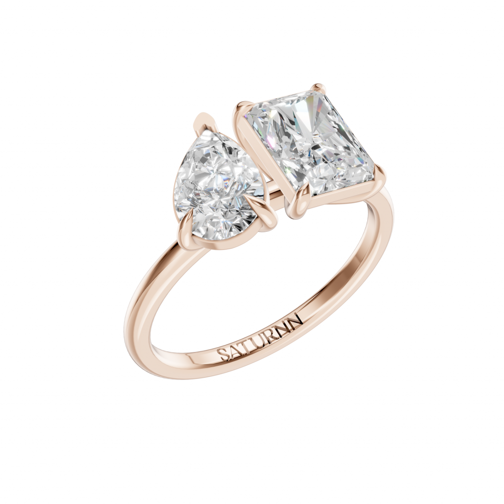 You & Me Ring Pear/Radiant