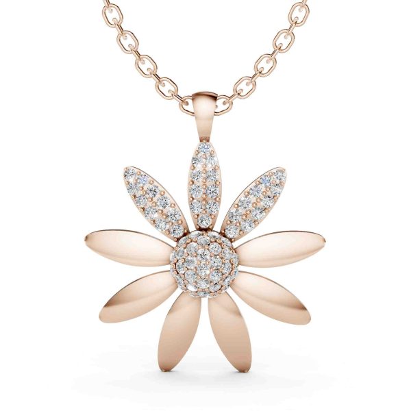 Sunflower Pendant Round